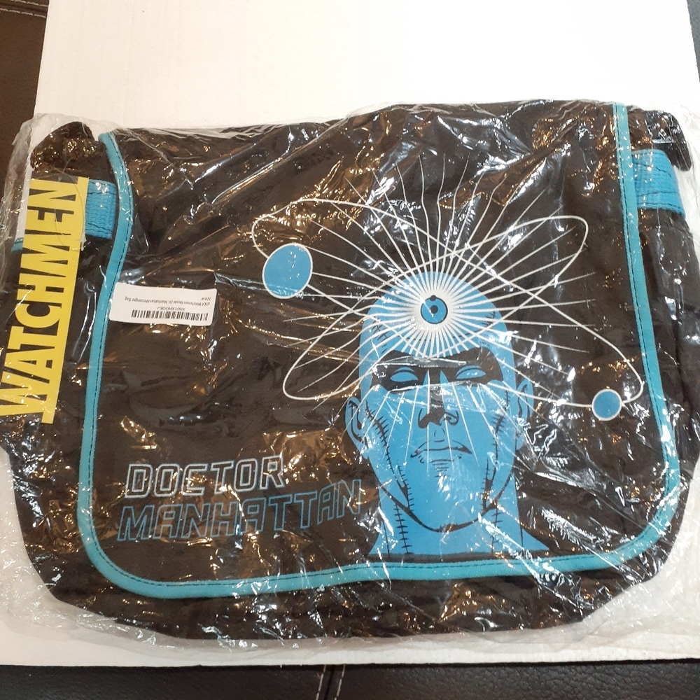 DC Watchmen Dr. Manhattan Large Messenger Bag New